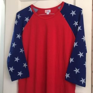 NEW LuLaRoe Randy Baseball Tee
